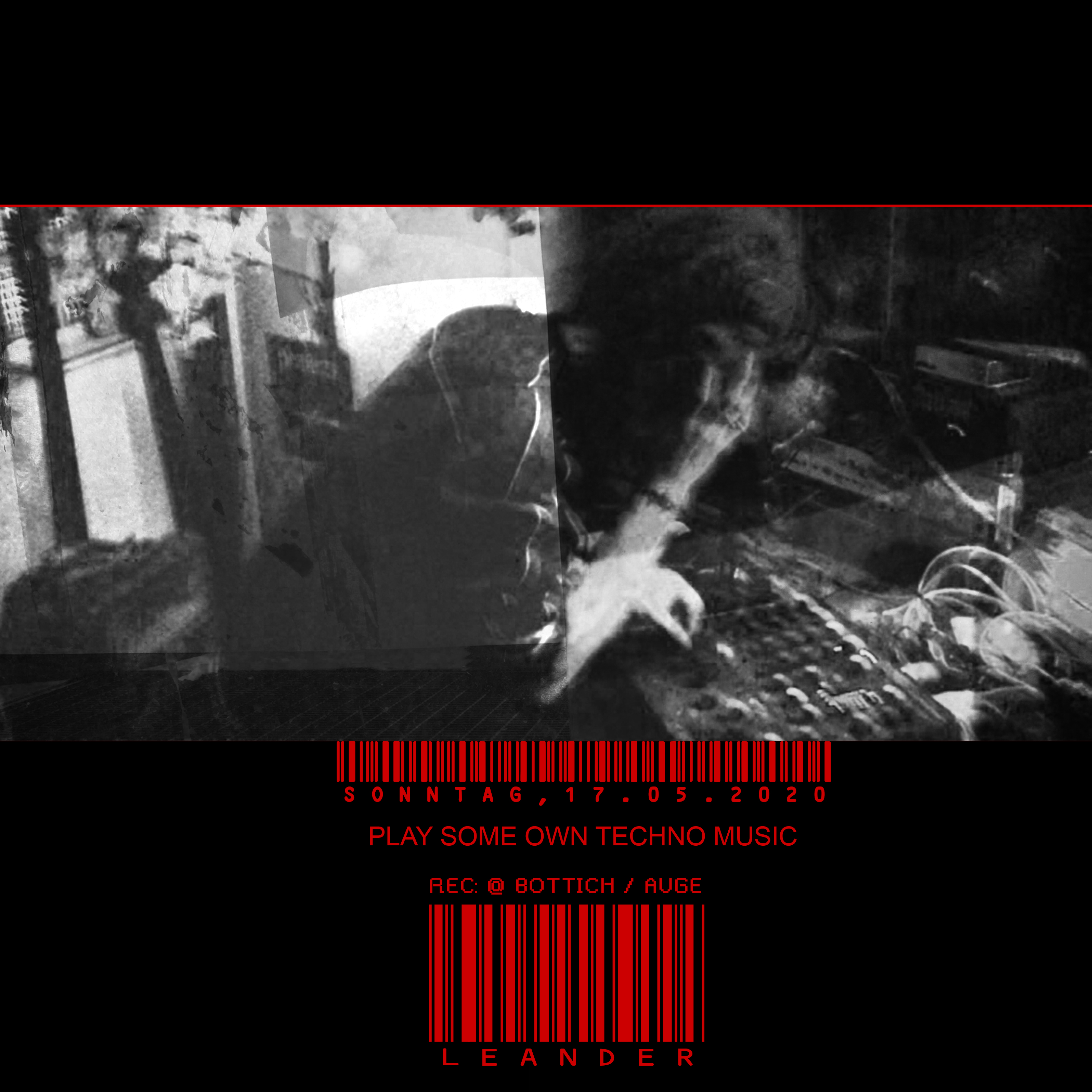 Play some own techno music / Rec @ Augusta Brauerei 2020